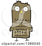 Poster, Art Print Of Cartoon Owl
