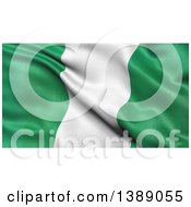 3d Waving Flag Of Nigeria