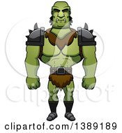 Poster, Art Print Of Buff Male Orc