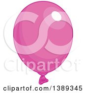 Poster, Art Print Of Pink Shiny Party Balloon