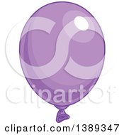 Poster, Art Print Of Purple Shiny Party Balloon