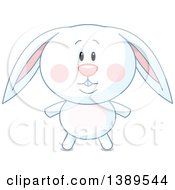 Poster, Art Print Of Cute White Rabbit