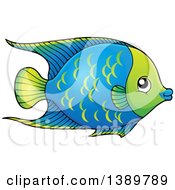 Blue And Green Fish