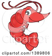 Poster, Art Print Of Cute Happy Shrimp