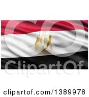 Poster, Art Print Of 3d Waving Flag Of Egypt