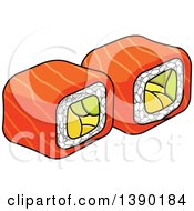 Poster, Art Print Of Sushi Rolls