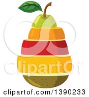 Poster, Art Print Of Stack Of Fruits