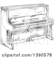 Poster, Art Print Of Sketched Piano