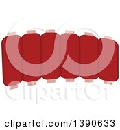 Clipart Of A Rack Of Ribs Royalty Free Vector Illustration