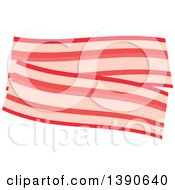 Clipart Of Bacon Royalty Free Vector Illustration