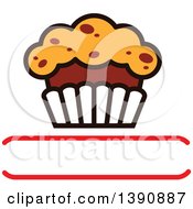 Clipart Of A Cake Design With Text Space Royalty Free Vector Illustration