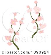 Poster, Art Print Of Branches With Pink Blossoms