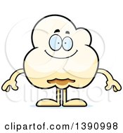 Clipart Of A Cartoon Happy Popcorn Mascot Character Royalty Free Vector Illustration