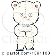 Poster, Art Print Of Cartoon Teddy Polar Bear