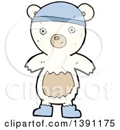 Poster, Art Print Of Cartoon Teddy Polar Bear