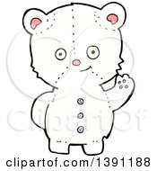 Poster, Art Print Of Cartoon Teddy Polar Bear