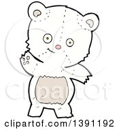 Poster, Art Print Of Cartoon Teddy Polar Bear