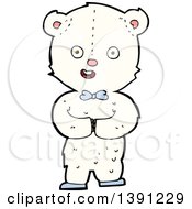 Poster, Art Print Of Cartoon Teddy Polar Bear