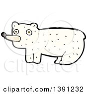 Poster, Art Print Of Cartoon Polar Bear