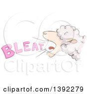 Poster, Art Print Of Bleating Sheep