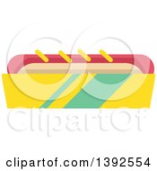 Poster, Art Print Of Flat Design Hot Dog
