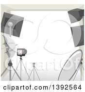 Poster, Art Print Of Frame With Photography Equipment