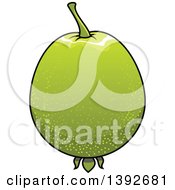 Clipart Of A Guava Fruit Royalty Free Vector Illustration by Vector Tradition SM