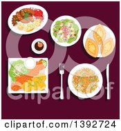 Poster, Art Print Of Table Set With Finnish Food