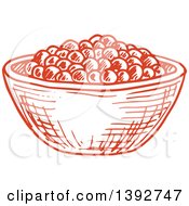Sketched Bowl Of Caviar