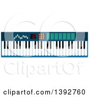 Poster, Art Print Of Flat Design Synthesizer