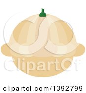 Poster, Art Print Of Flat Design Pattypan Squash