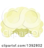 Flat Design Cauliflower Head