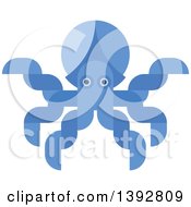 Poster, Art Print Of Flat Design Octopus