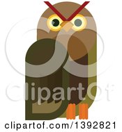 Poster, Art Print Of Flat Design Owl
