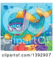Poster, Art Print Of Snorkel Fish