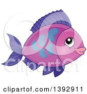 Poster, Art Print Of Purple Fish