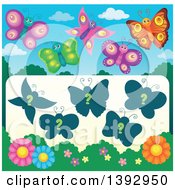 Poster, Art Print Of Butterfly Game