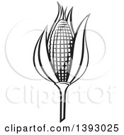 Poster, Art Print Of Black And White Ear Of Corn