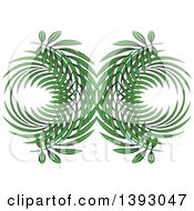 Poster, Art Print Of Palm Leaf Branch Design