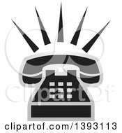 Poster, Art Print Of Black And Silver Ringing Phone Icon
