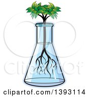 Poster, Art Print Of Seedling Tree Growing In A Beaker