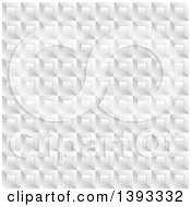 Poster, Art Print Of Grayscale Square Background Pattern