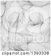 Poster, Art Print Of Seamless Grayscale Abstract Lineart Background Pattern