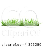 Clipart Of A Grass Border Royalty Free Vector Illustration