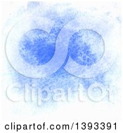 Poster, Art Print Of Blue Watercolor Paint Background
