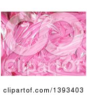 Clipart Of A Pink Acrylic Paint Background Royalty Free Vector Illustration
