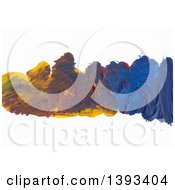 Clipart Of An Oil Paint Background Royalty Free Vector Illustration