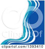 Poster, Art Print Of Blue Wave Background