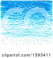 Poster, Art Print Of Blue Chalk Background