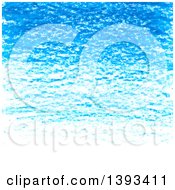 Clipart Of A Blue Chalk Background Royalty Free Vector Illustration